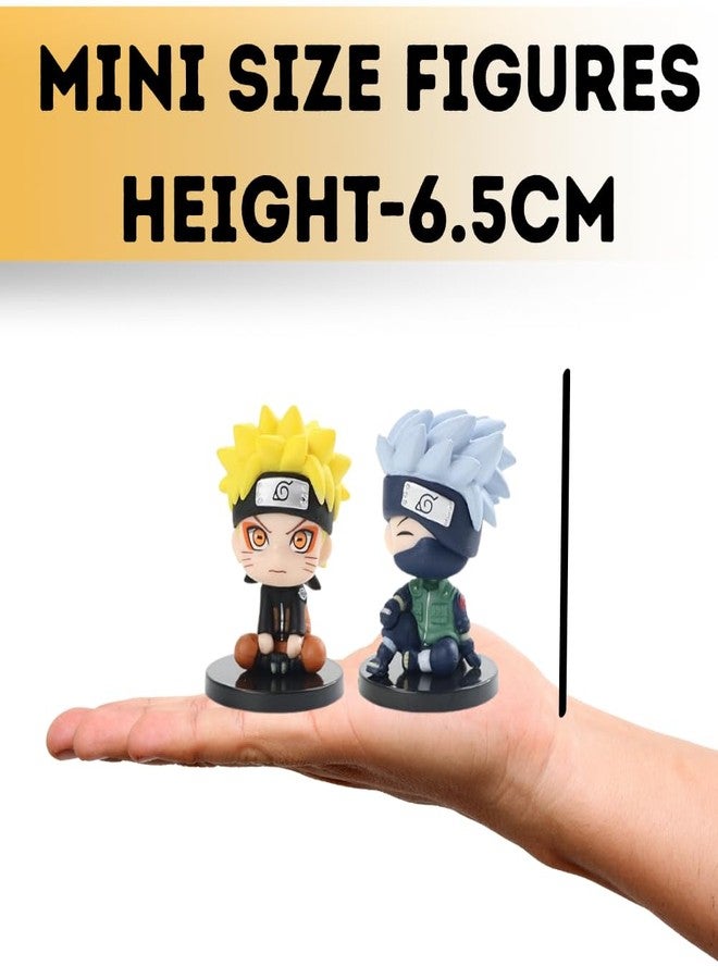 FUNFOB Anime Action Figures Set of 2 Toys Height-6.5cm Collectible for Anime Fans | Na-ruu Orange Eye 6.5 - Image 3